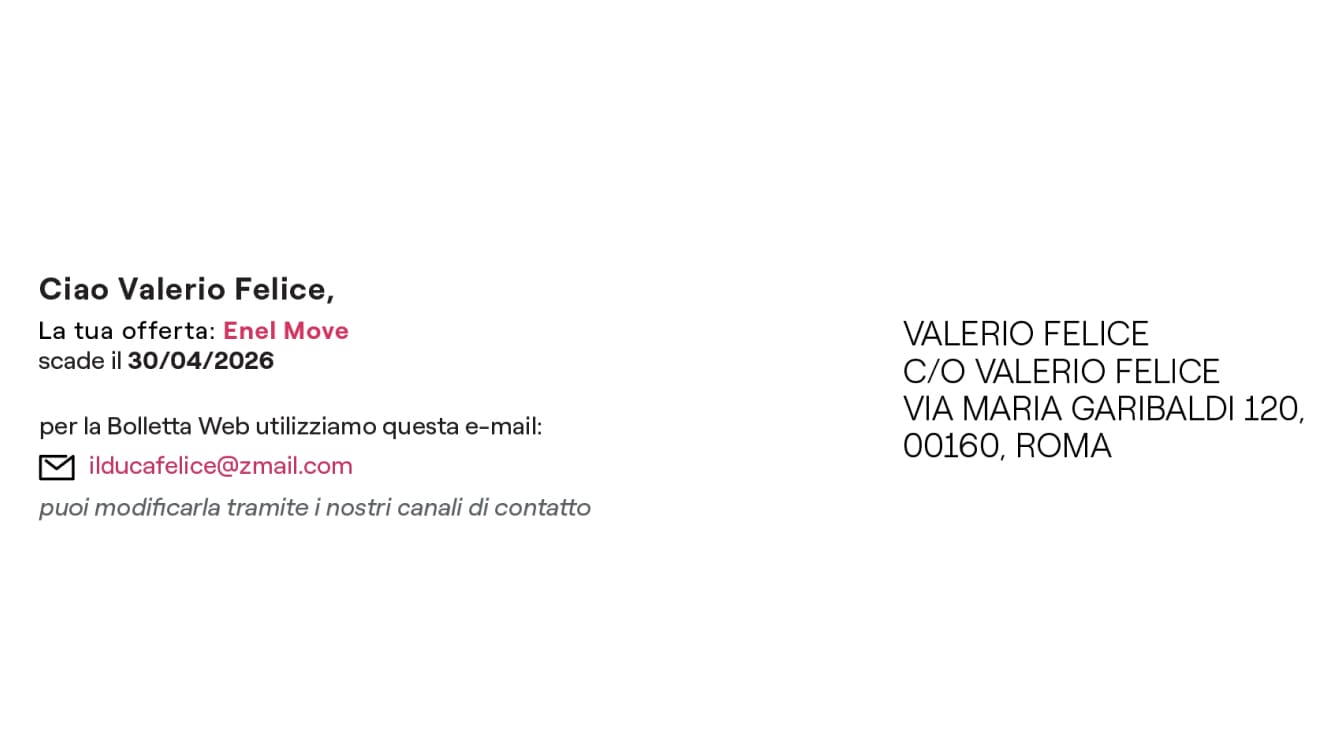 Come leggere la bolletta luce