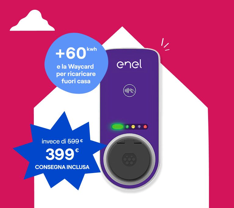 Waybox Enel: ricarica domestica intelligente