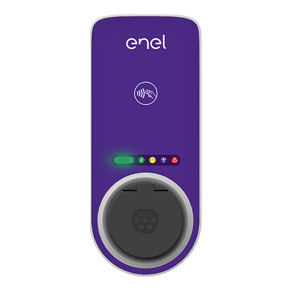 Juicebox di Enel X Way con auto elettrica in ricarica