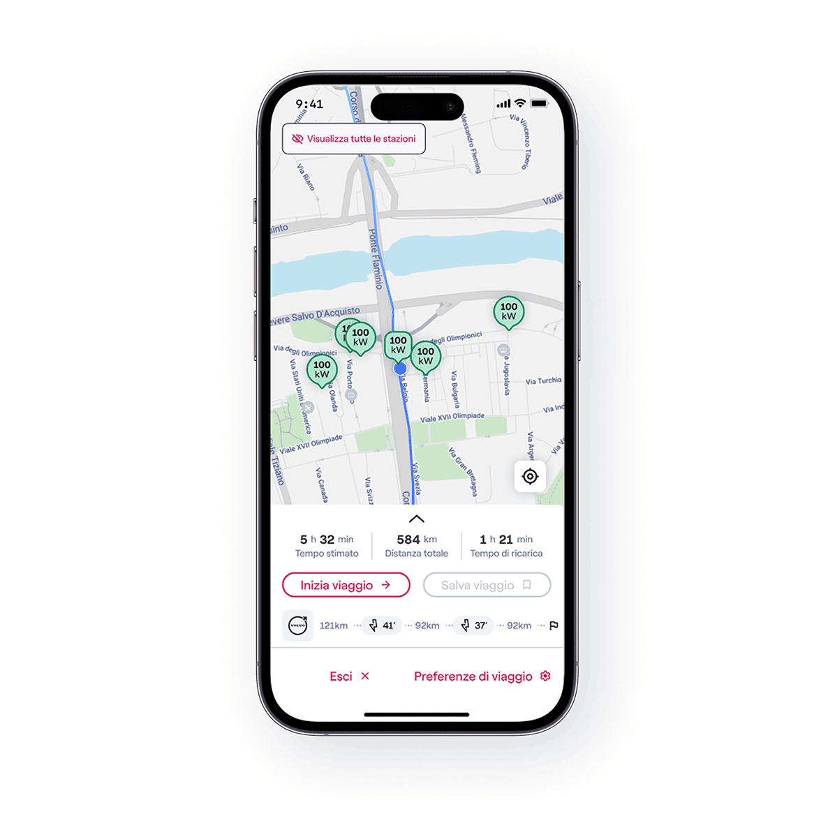immagine smartphone con schermata app