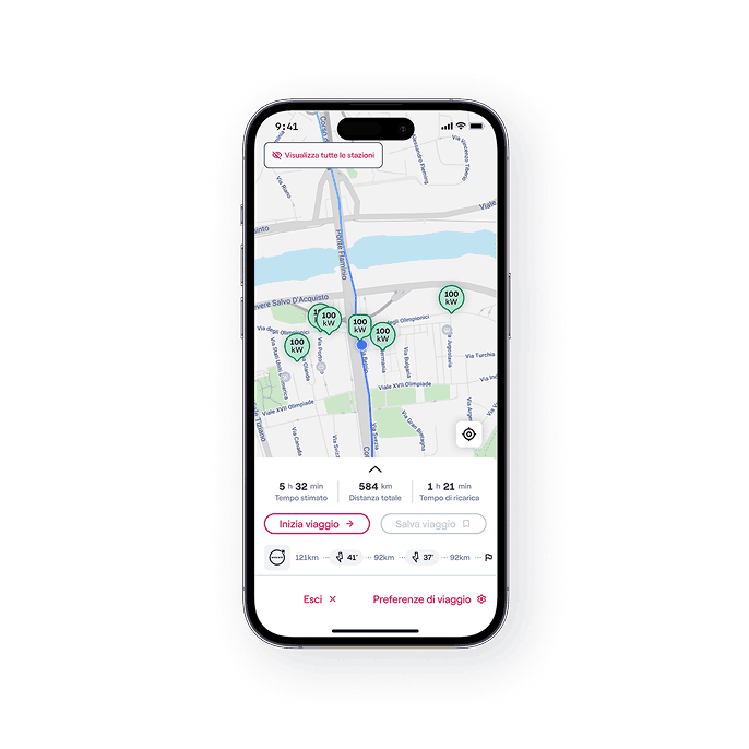 immagine smartphone con schermata app
