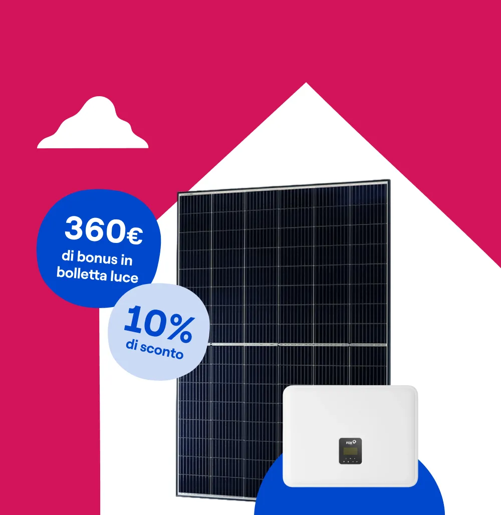 Fotovoltaico in sconto e a tasso zero