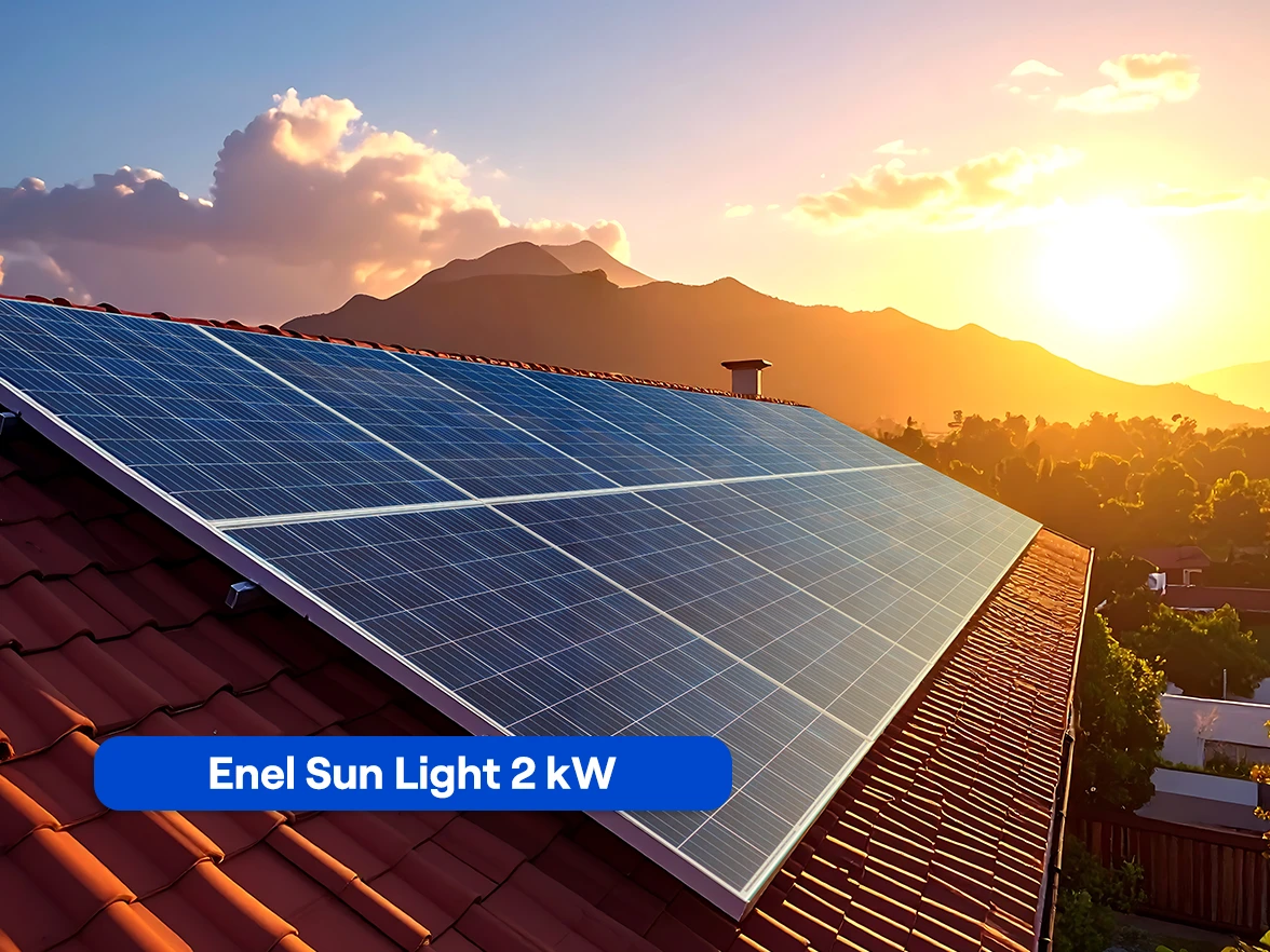 Impianto fotovoltaico Enel Sunny 2kw