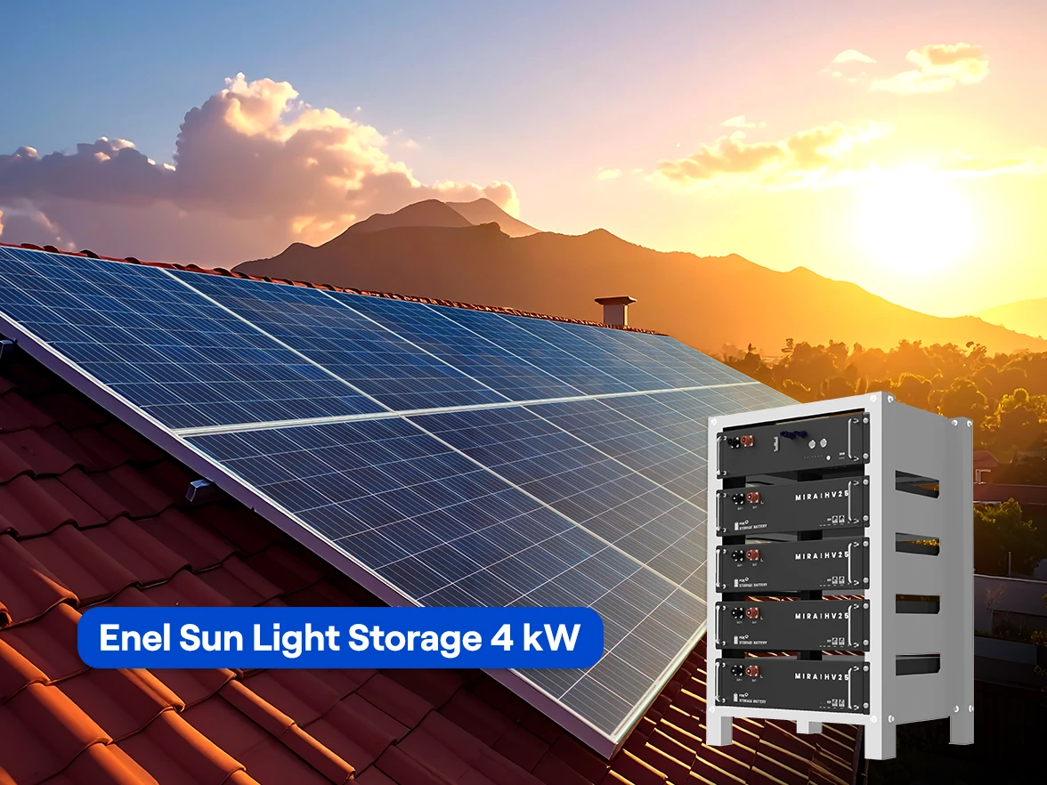 Impianto fotovoltaico Enel Sunny Storage 4kw
