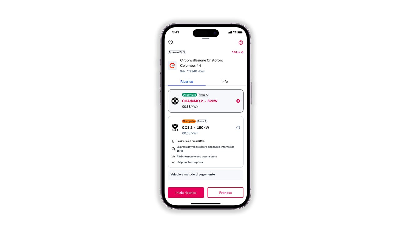 App Enel On Your Way