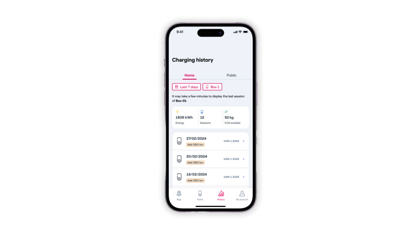 immagine schermata app