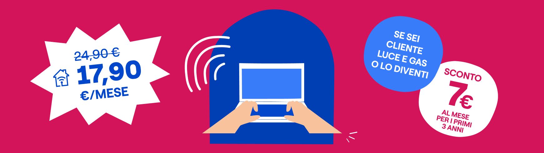 Immagine modem Fibra