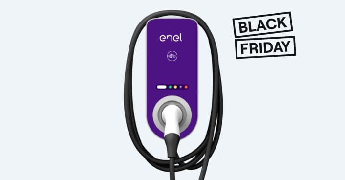 Stazione di ricarica Waybox da 7,4 kW con cavo