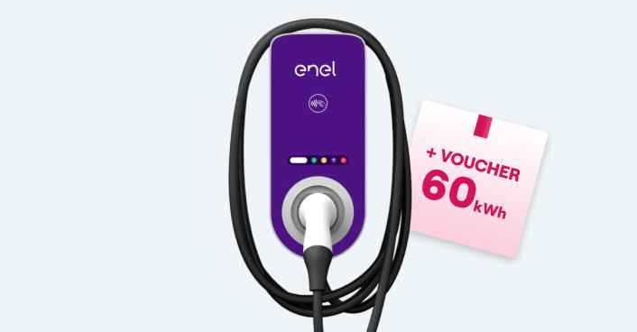 Stazione di ricarica Waybox da 7,4 kW con cavo