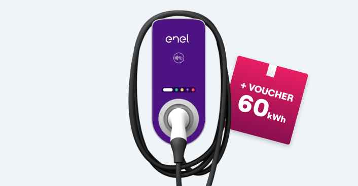 Stazione di ricarica Waybox da 7,4 kW con cavo