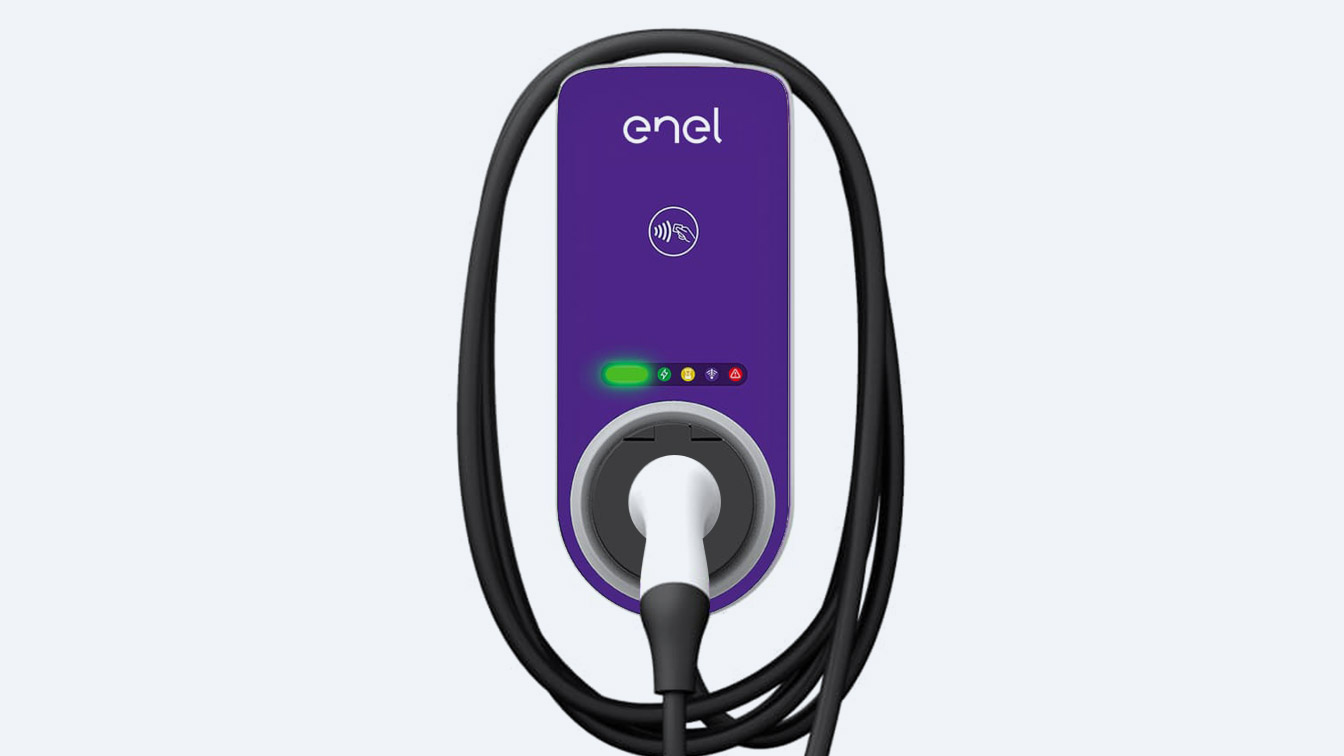 Stazione di ricarica Waybox da 7,4 kW con cavo