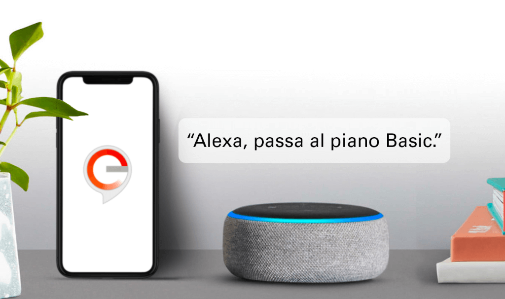 Image of Amazon Echo smartphone and voice assistant